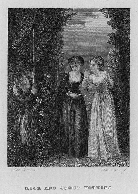 3 ladies in the garden